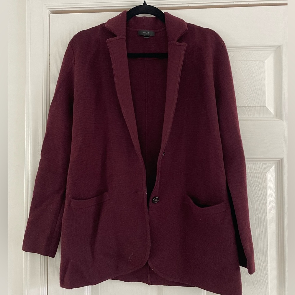Jcrew Merino Wool Sweater/Blazer